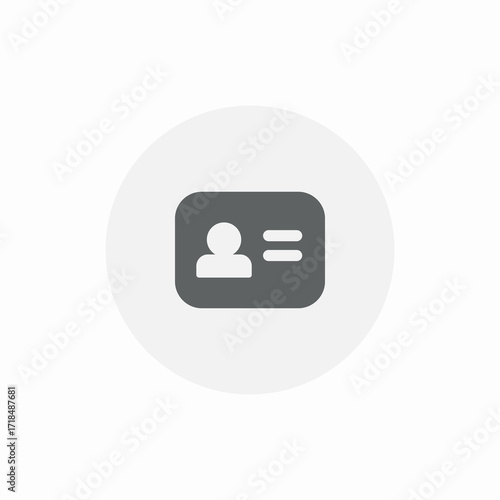 identity clues icon sign vector