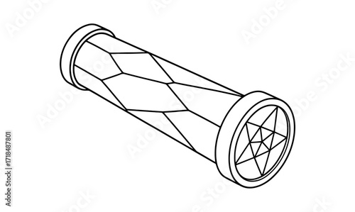 Kaleidoscope coloring fun for kids and adults - simple geometric designs for creative relaxation and stress relief