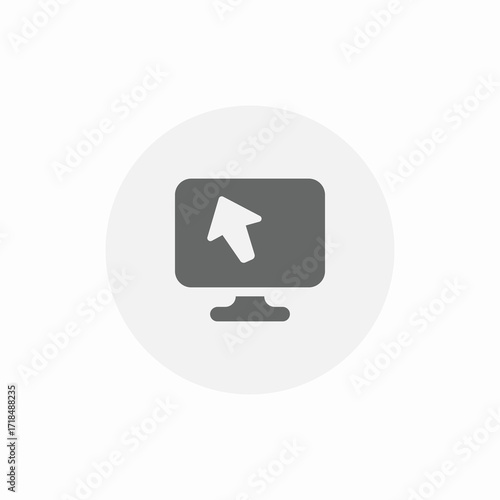 screen escape icon sign vector