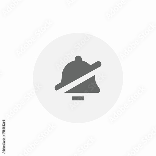 silent notifications choice icon sign vector
