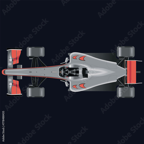 ilustrasi mobil sport super cepat