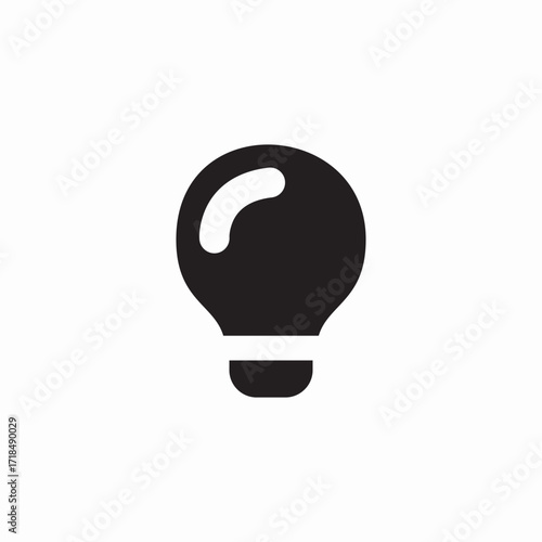 light bulb idea icon sign vector