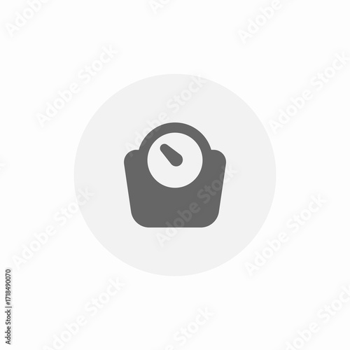 medical weight scale icon sign vector