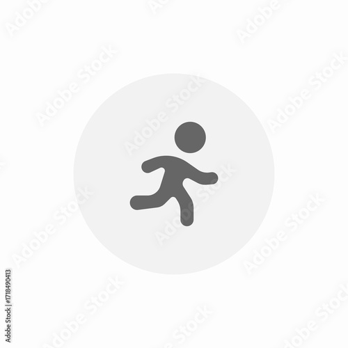 running rushing icon sign vector