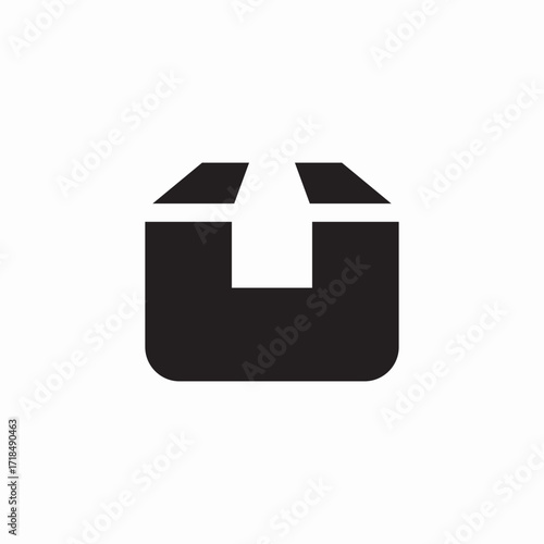 sealed box icon sign vector
