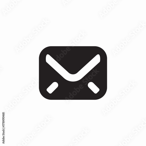 sealed envelope icon sign vector