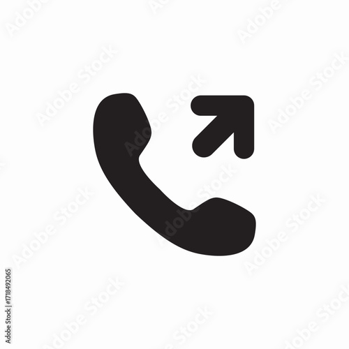 out call icon sign vector