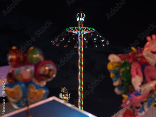 Oktoberfest Festival in Munich: Carnival Rides and Celebrations