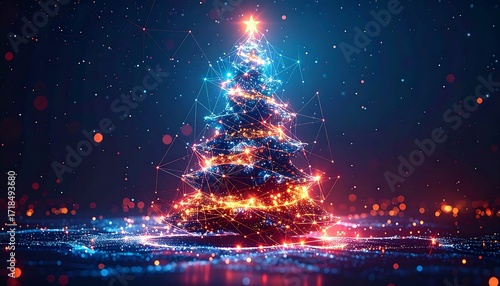 Abstract Christmas Tree