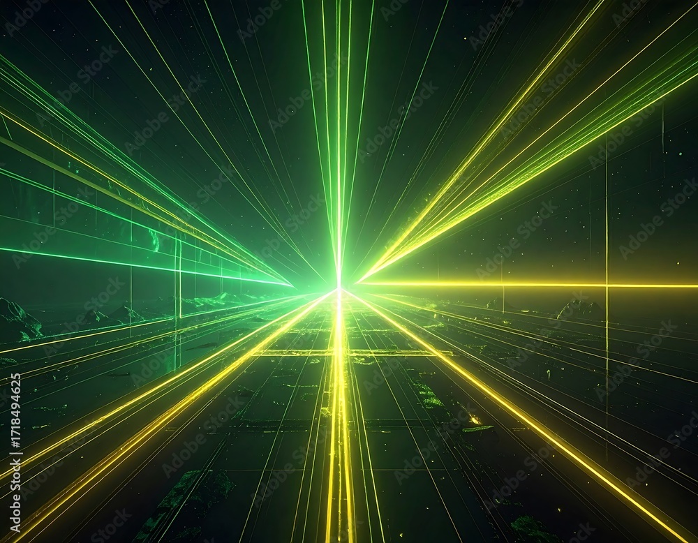 Obraz premium Abstract digital highway