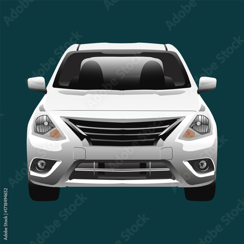 ilustrasi mobil sport super cepat