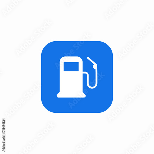 gas pump icon sign vector