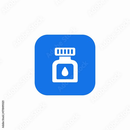 ink drop icon sign vector