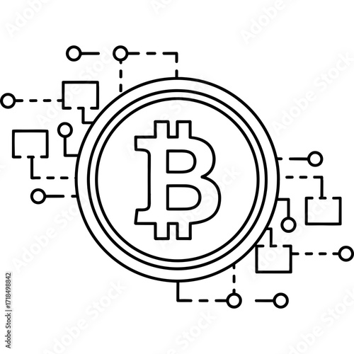Bitcoin Cryptocurrency Digital Currency Blockchain Technology