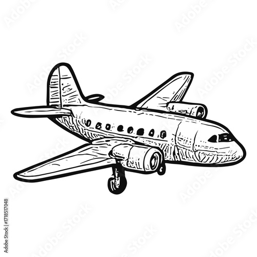 Classic Passenger Plane