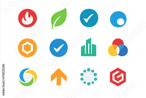 Logo Grid Display. All logos equally spaced in a ? grid ( per row). Uniform logo size. No text. Transparent background. Isolated layout.
