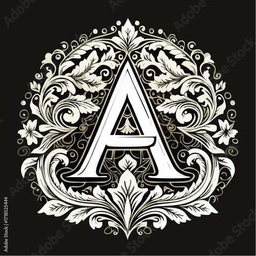 Thin line S letter logo, elegant monogram for business card