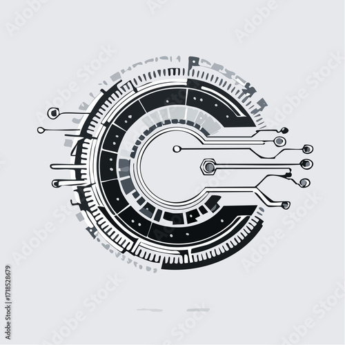 Traditional Jewish hats of various types shtreimel, kippah, tefillin, fedora, homburg, headdresses set vector black and white minimal style