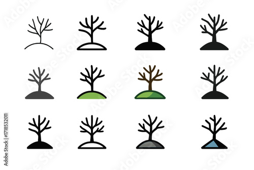 Barren Tree Logos.