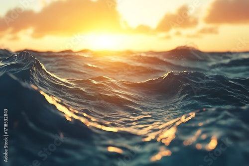 Fototapeta Naklejka Na Ścianę i Meble -  sunset in the sea