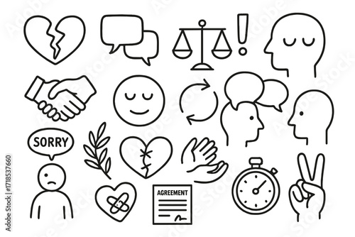 Conflict Resolution Doodles.