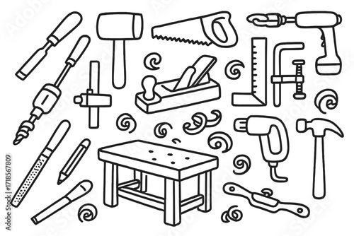 Traditional Joinery Tools.