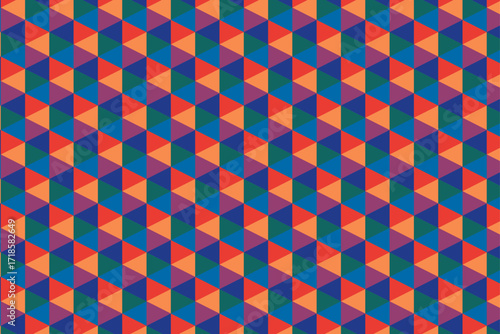 Modern hexagon seamless vector pattern
| Abstract multi colour cubic square shape backdrop texture. cube geometric wall, floor vector, decoration diamond hexagon triangle wallpaper 