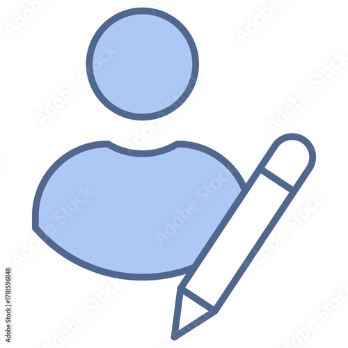 Edit Profile Blue Icon