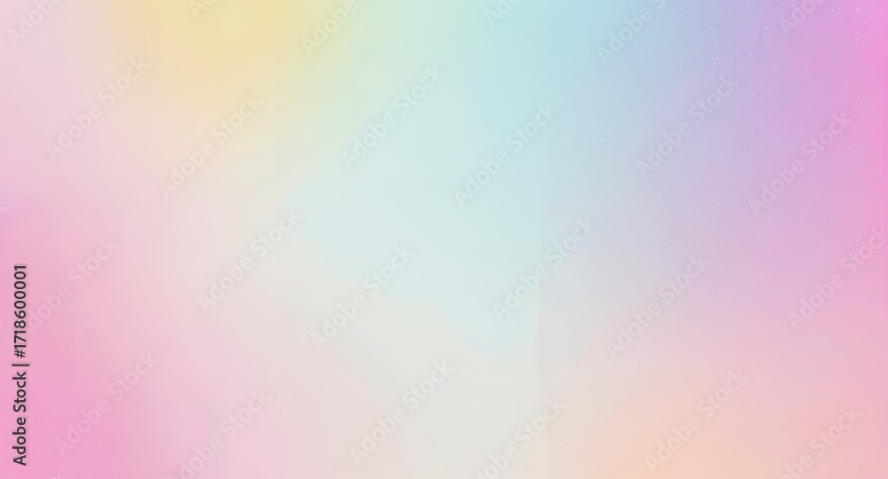 Obraz premium Pastel Color Gradient Background, Soft Hues, Dreamy Texture, Subtle Sparkle, Abstract Design for Website, App, Presentation, and Social Media