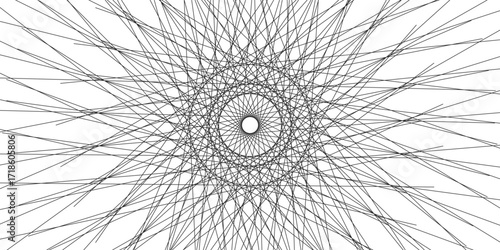 abstract black lines with white background.Creative and geometric shape with white luxury pattern and paper texture design in illustration with white line background.