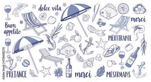 Embrace summer vibes with a delightful collection of beach essentials, fresh seafood, and refreshing drinks perfect for coastal getaways and relaxation.