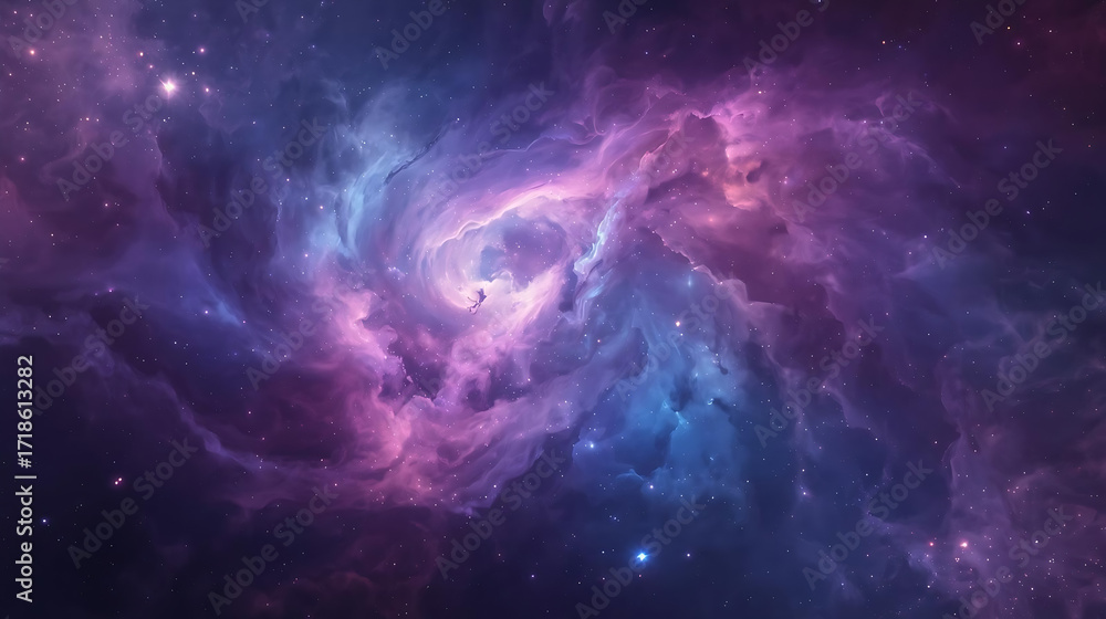 Obraz premium Cosmic Nebula Smoke