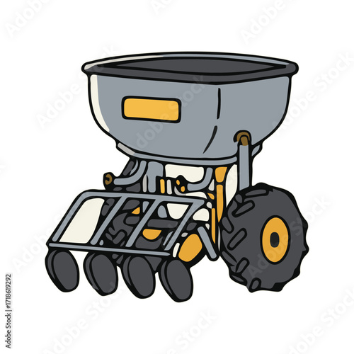 Agricultural Seeder Machine for Planting Crops.
