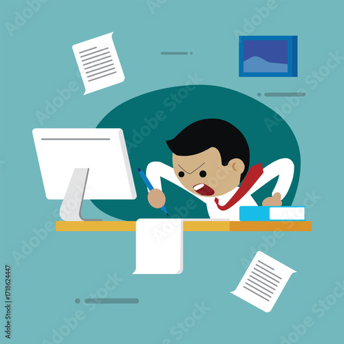 Very busy entrepreneur. chasing targets. analyzing data in a hurry