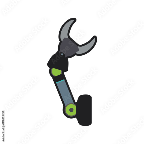 Robotic Arm Illustration.
