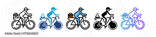 Bike To Work multiple icon
