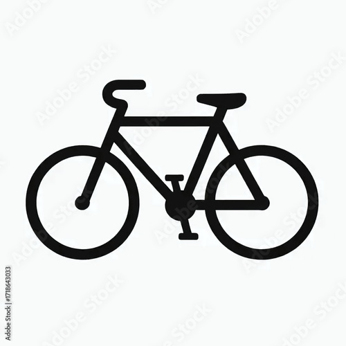bicycle isolated on white