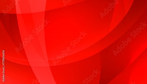 Abstract red curves