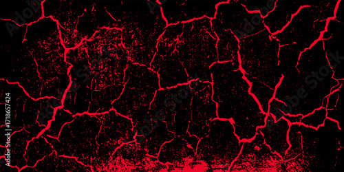 abstract red brushstroke with black halftone style Vintage dark pop art background Circle dots pattern retro Round spot classic texture