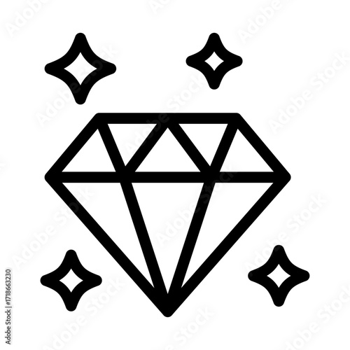 Breakthrough Achievement Line Icon of Innovations and Discoveries Icon Set