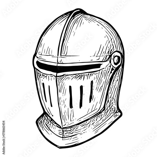 Vertical Slit Helmet