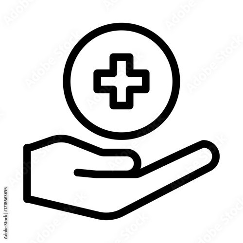 Medical Care Support Line Icon of Therapy Sessions (Medical) Icon Set