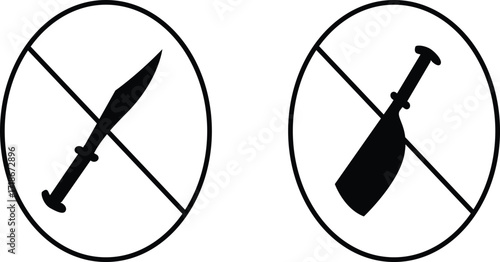 No Entry, Not allowed Sign