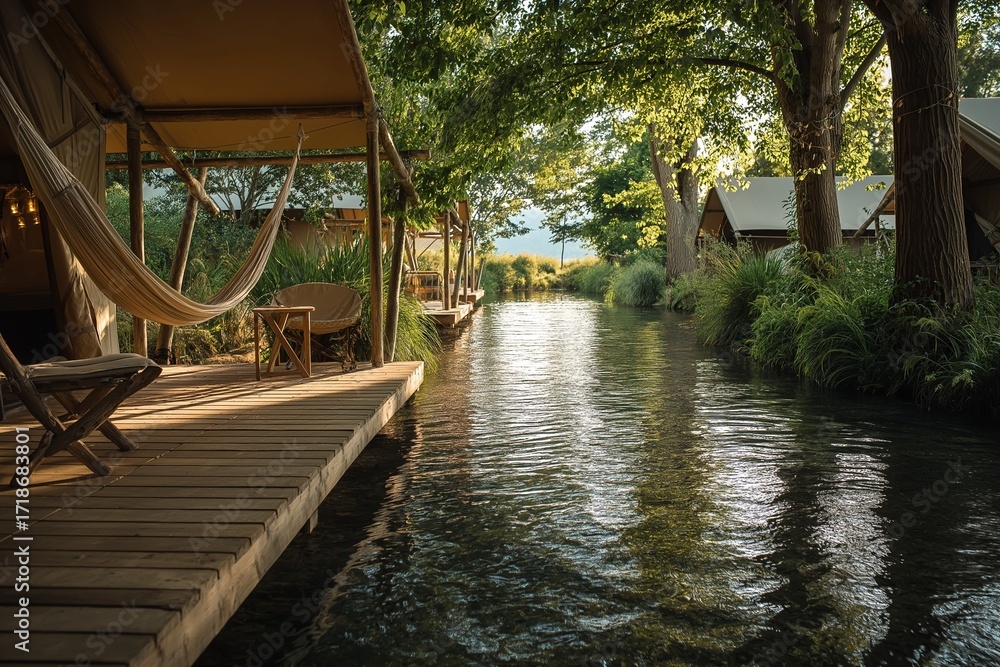 Fototapeta premium Camping, glamping