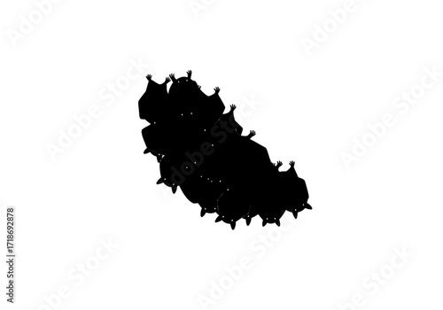 A dense cluster of bats in silhouette wings folded hanging close together