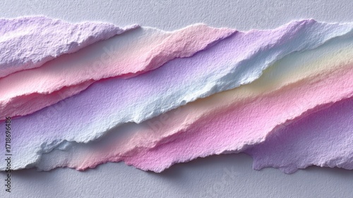 Pastel Watercolor Abstract Background with Pink Lavender Blue and Yellow Tones Gentle Wavy Texture and Soft Light for Artistic Designs and Delicate Visuals