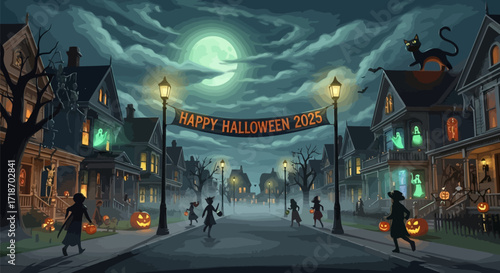 halloween 2025 night in the city