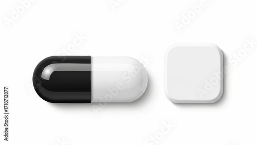 tablets and capsules in various shapes and colors