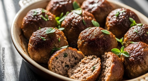 Wallpaper Mural Savory Dish Presentation, Kitchen Setting, Culinary Photography, Inviting Atmosphere, Close-Up View Torontodigital.ca