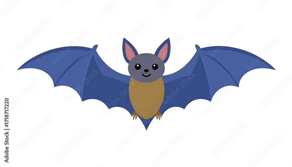 Fototapeta premium Cute cartoon bat